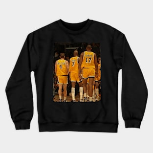 That Time When 'The Lakers' Went Out and Played in Shorts For A Half Crewneck Sweatshirt